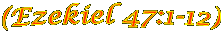 (Ezekiel 47:1-12)